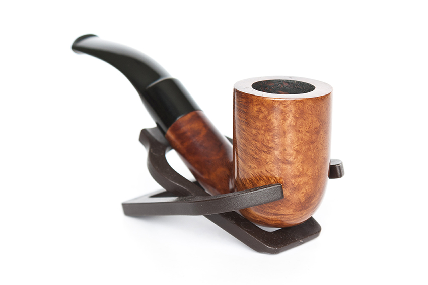 Pipe neuve no name courbée non fumée – Image 3